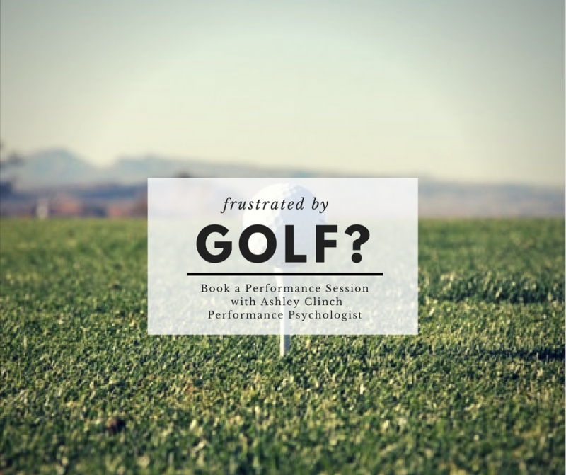 Frustrated by Golf?